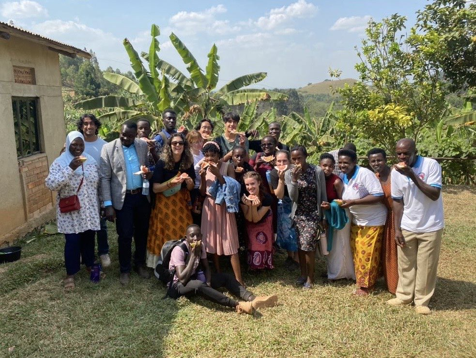 All the EWB CAIF fellows with the Nyakayojo Grape Farming Community